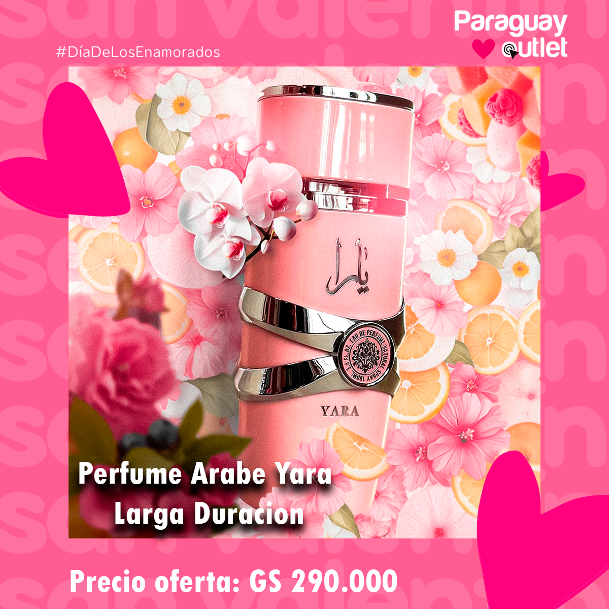 Perfume Arabe Yara Larga Duracion 